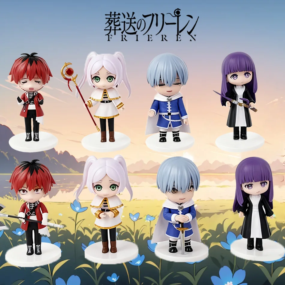 Sousou No Frieren 10cm PVC Figure Set - Collectible Stark Action Figures 8pcs Fern & Himmel Desktop Decorations Model Toy
Sousou No Frieren 10cm PVC Figure Set - Collectible Stark Action Figures 8pcs Fern & Himmel Desktop Decorations Model Toy