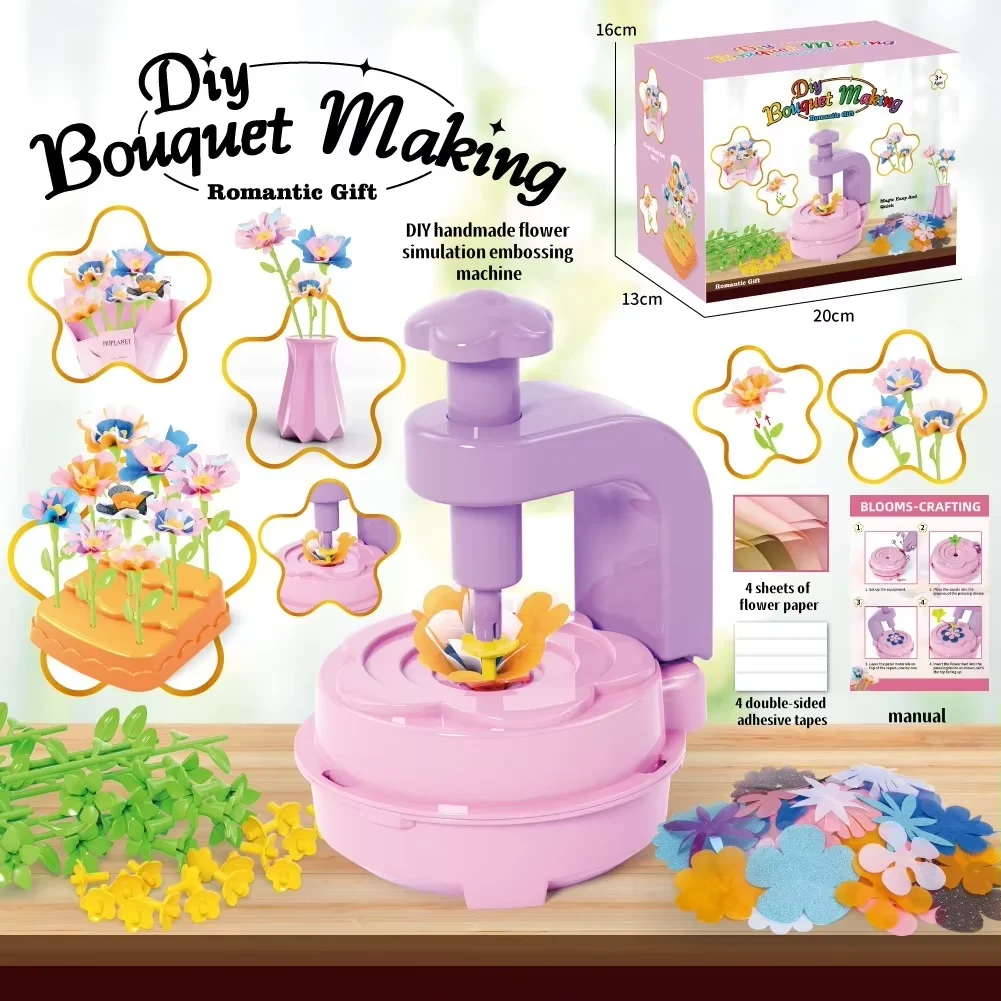 Набор для изготовления букетов «сделай сам» для девочек, креативный тканевый букет, игрушечная ткань, машина для тиснения цветов, имитация букета, художественное создание
Набор для изготовления букетов «сделай сам» для девочек, креативный тканевый букет, игрушечная ткань, машина для тиснения цветов, имитация букета, художественное создание