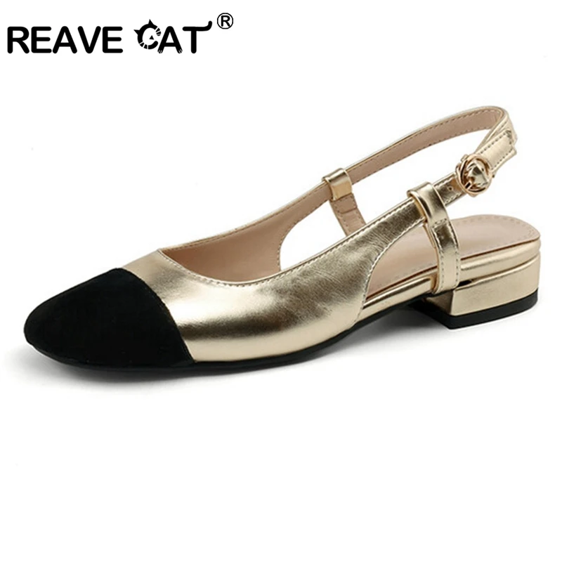 REAVE CAT Женские туфли на плоской подошве с круглым носком и пряжкой на каблуке Элегантные разноцветные искусственная кожа Большой размер 31, 32, 33, 40, 41 42 43 Золото
REAVE CAT Женские туфли на плоской подошве с круглым носком и пряжкой на каблуке Элегантные разноцветные искусственная кожа Большой размер 31, 32, 33, 40, 41 42 43 Золото