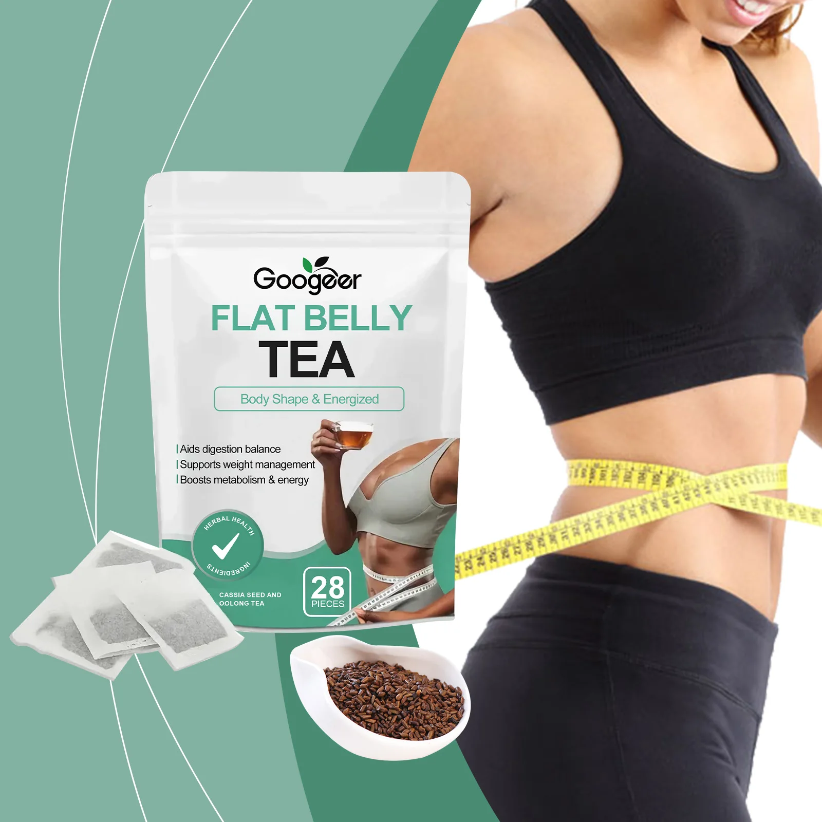 28 Bags Natural Metabolism Support TeaLight Body Balance Refreshing Taste Daily Balance Gentle Plant Based Formula
28 Bags Natural Metabolism Support TeaLight Body Balance Refreshing Taste Daily Balance Gentle Plant Based Formula