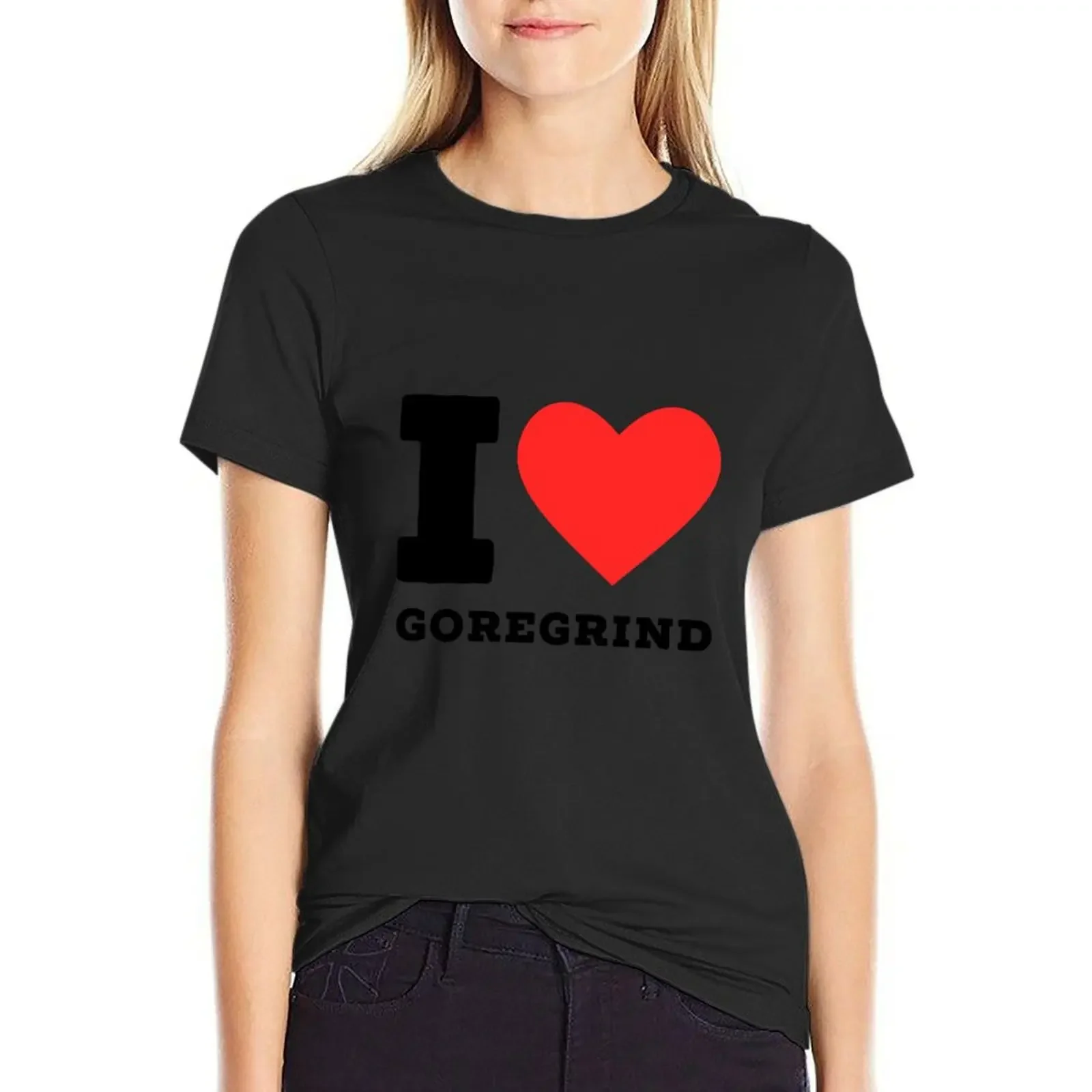 i love goregrind T-Shirt animal print shirt for girls cute clothes plus sizes spring clothes Women 2025
i love goregrind T-Shirt animal print shirt for girls cute clothes plus sizes spring clothes Women 2025