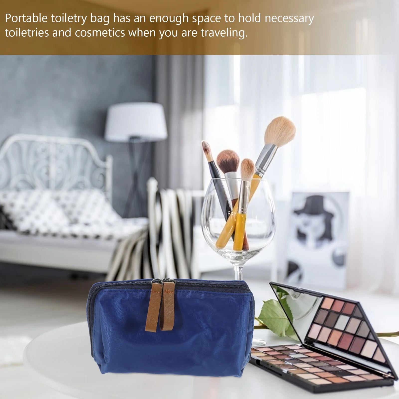 Storage Bag Travel Toiletries Organizer Pouch Zipper Makeup Case Fabric Lightweight Portable Practical
Storage Bag Travel Toiletries Organizer Pouch Zipper Makeup Case Fabric Lightweight Portable Practical