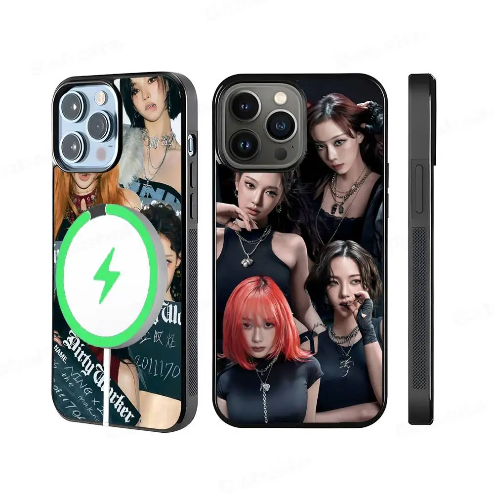 Kpop A-Aespa Movie Sticky Phone Case Magnetic Case For IPhone 16 14 13 12 11 15 Pro Max Plus For Magsafe Wireless Charge Cover
Kpop A-Aespa Movie Sticky Phone Case Magnetic Case For IPhone 16 14 13 12 11 15 Pro Max Plus For Magsafe Wireless Charge Cover