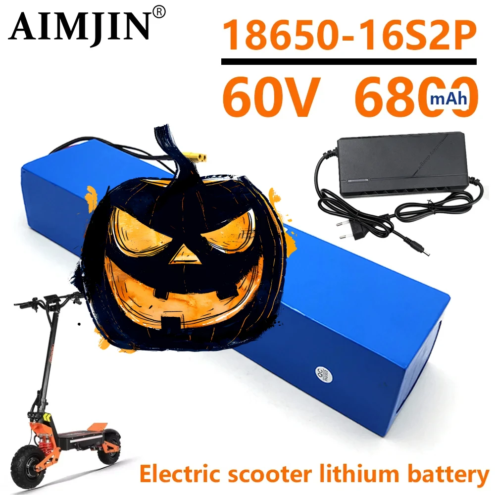 Новый литий-ионный аккумуляторный блок 18650 для электровелосипедов и скутеров, 60В 6800мАч 16S2P, с BMS + зарядное устройство 67.2В
Новый литий-ионный аккумуляторный блок 18650 для электровелосипедов и скутеров, 60В 6800мАч 16S2P, с BMS + зарядное устройство 67.2В