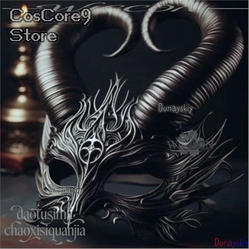 Horror Ebony Devil Mask Gothic Horned Fantasy 3D Polylactic Acid Mask Props Accessories Cosplay Anime Halloween Masquerade Party
Horror Ebony Devil Mask Gothic Horned Fantasy 3D Polylactic Acid Mask Props Accessories Cosplay Anime Halloween Masquerade Party