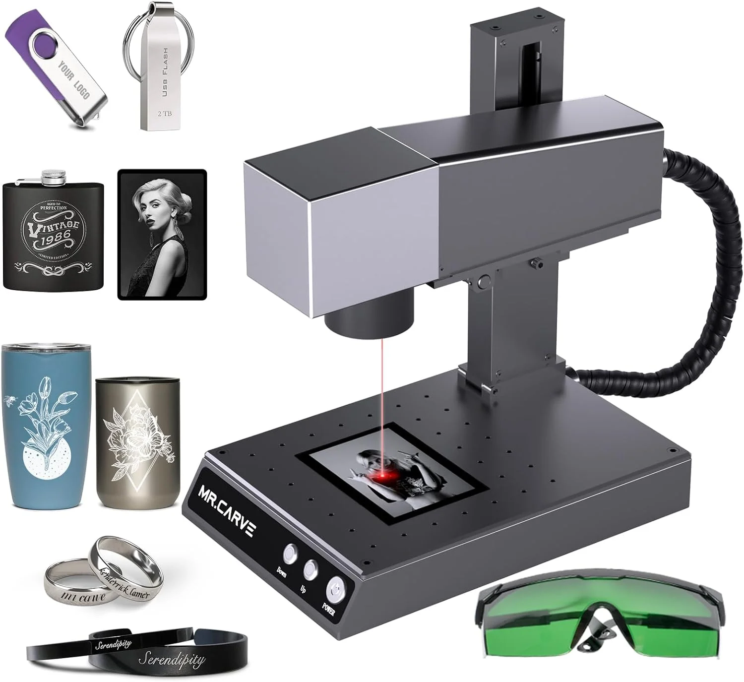 DAJA M1 Pro Fiber Laser Jewelry Cutting and Graving Metallic Laser Printer Marking Name logo Necklace Machine
DAJA M1 Pro Fiber Laser Jewelry Cutting and Graving Metallic Laser Printer Marking Name logo Necklace Machine