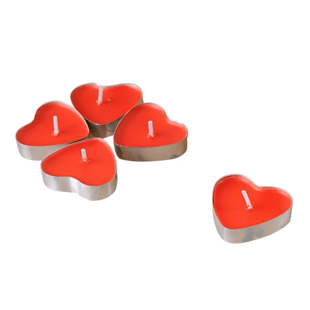 50 Pcs Heart Shaped Wax Candles Romantic Smoke Free Aromatherapy Lights for Wedding Party Dating Christmas Festival
50 Pcs Heart Shaped Wax Candles Romantic Smoke Free Aromatherapy Lights for Wedding Party Dating Christmas Festival