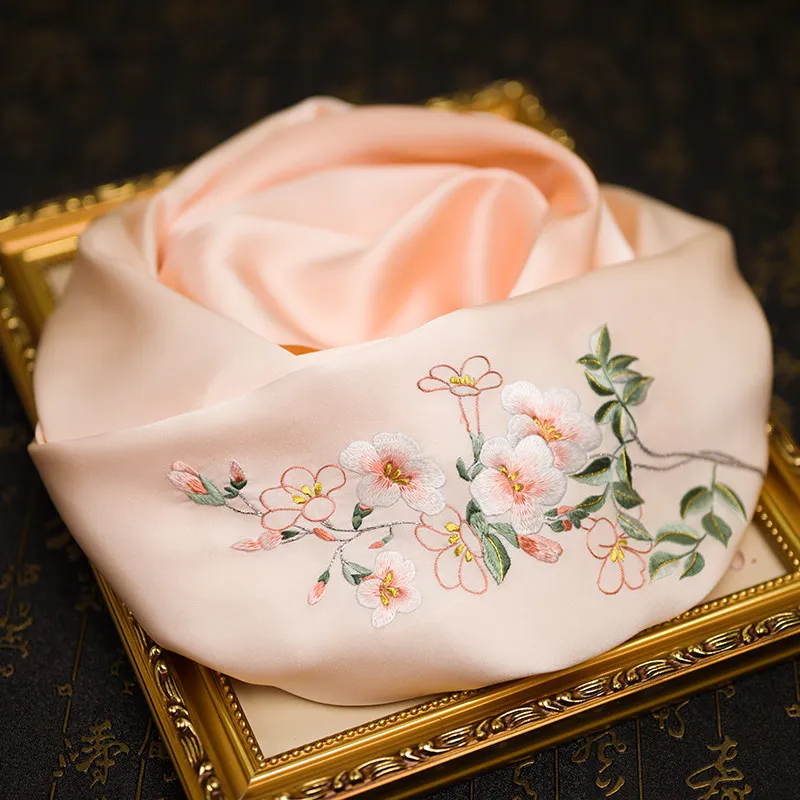 Women's Suzhou Embroidery Silk Scarf, Floral Embroidered Silk Shawl, Versatile High-end Gift
Women's Suzhou Embroidery Silk Scarf, Floral Embroidered Silk Shawl, Versatile High-end Gift