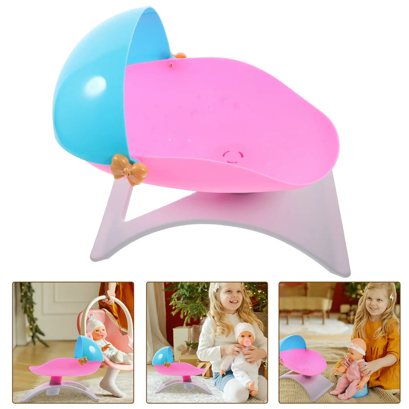 Role Play Crib Compact Lightweight Crib for Pretend Playing House Bed Accessories Bed
Role Play Crib Compact Lightweight Crib for Pretend Playing House Bed Accessories Bed