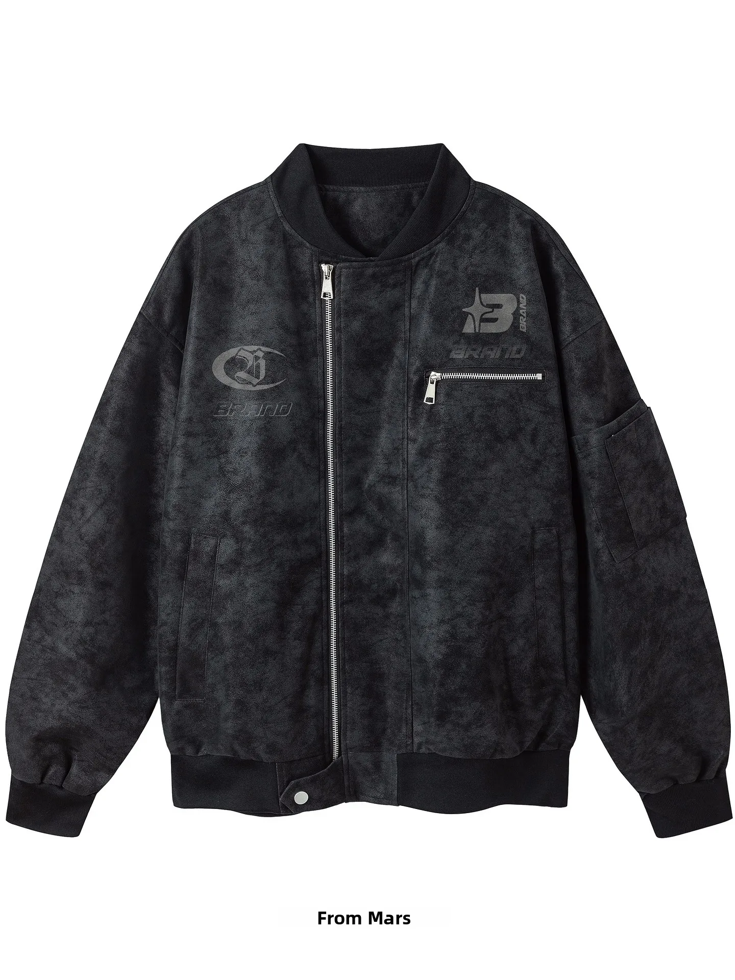 FR from Hip Hop Sle Loose Fit Jaet with Letter Print Stand Collar for Youth Casual Wear Polyester Fiber Autumn Winter
FR from Hip Hop Sle Loose Fit Jaet with Letter Print Stand Collar for Youth Casual Wear Polyester Fiber Autumn Winter