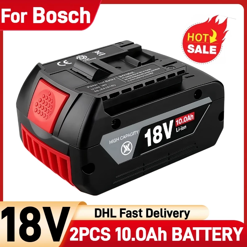 100% Original 18V 12.0Ah 10.0Ah Rechargeable Battery, For Bosch 18V Battery, Replacement GBA GSR GSB BAT618 BAT609 BAT620
100% Original 18V 12.0Ah 10.0Ah Rechargeable Battery, For Bosch 18V Battery, Replacement GBA GSR GSB BAT618 BAT609 BAT620