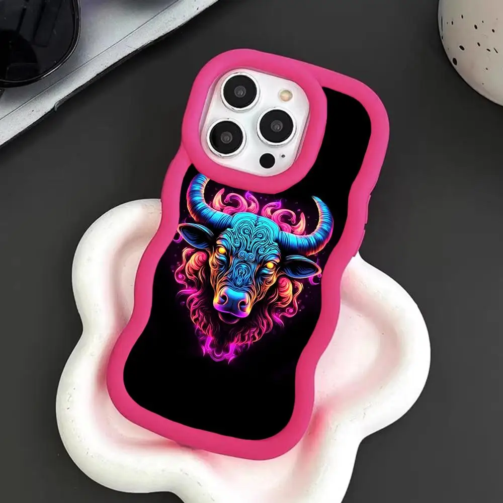 Чехол для телефона с изображением бычьей головы для iPhone 17 16 15 14 13 12 11 Air Pro Max Plus, красный, из мягкого ТПУ, с волнистым краем
Чехол для телефона с изображением бычьей головы для iPhone 17 16 15 14 13 12 11 Air Pro Max Plus, красный, из мягкого ТПУ, с волнистым краем