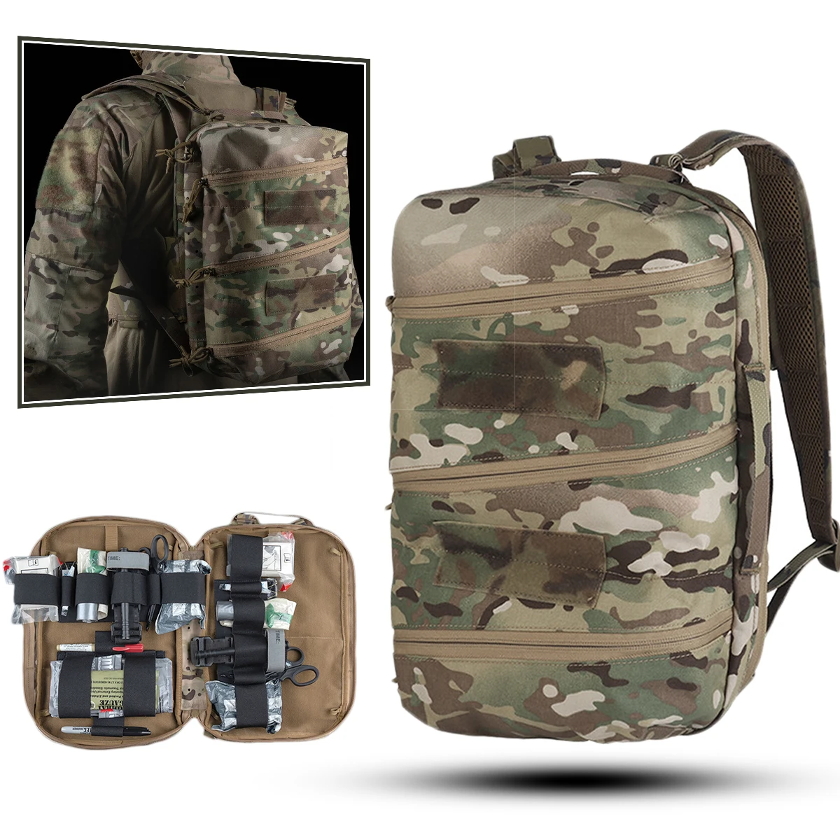 Tactical First Aid Backpack Outdoor Lifesaving Medical Multifunctional Medical Supplies Storage Bag for Hunting Adventures Pack
Tactical First Aid Backpack Outdoor Lifesaving Medical Multifunctional Medical Supplies Storage Bag for Hunting Adventures Pack
