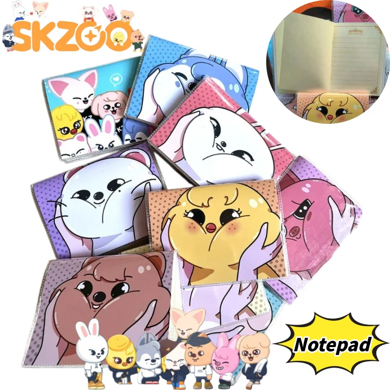 SKZOO Wolf chan Leebit Jiniret Cute Kawaii Anime Character Merchandise Small Notebook Creative High-Appearance Cartoon Diary
SKZOO Wolf chan Leebit Jiniret Cute Kawaii Anime Character Merchandise Small Notebook Creative High-Appearance Cartoon Diary
