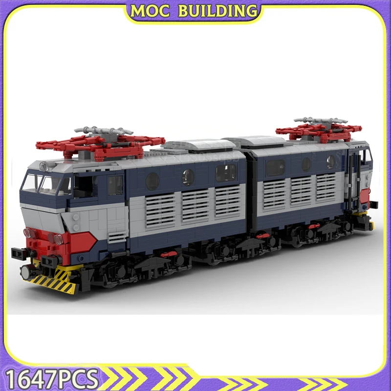 Конструктор MOC модульный FS E656, локомотив, поезд, модель города, инженерная серия, креативные строительные блоки «сделай сам», игрушка в подарок
Конструктор MOC модульный FS E656, локомотив, поезд, модель города, инженерная серия, креативные строительные блоки «сделай сам», игрушка в подарок