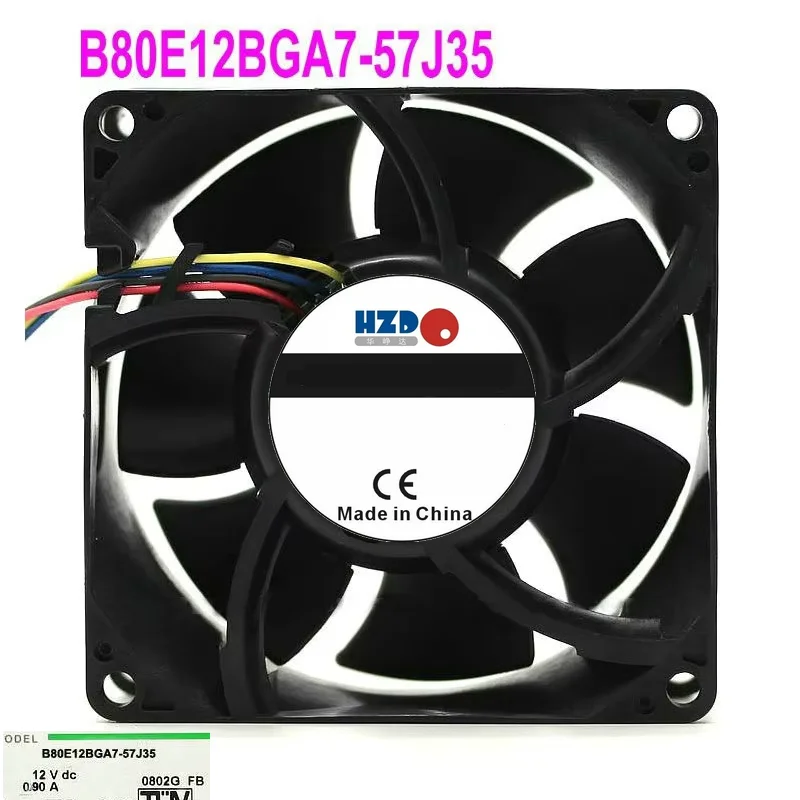 B80E12BGA7-57J35 8038 12v 0.9a cooling fan 80*80*38MM
B80E12BGA7-57J35 8038 12v 0.9a cooling fan 80*80*38MM
