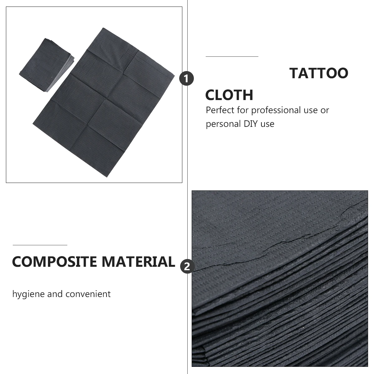 125pcs Waterproof Table Cloth Practical Disposable Non Toxic Professional Tattoo Work Mat Black Washcloth
125pcs Waterproof Table Cloth Practical Disposable Non Toxic Professional Tattoo Work Mat Black Washcloth