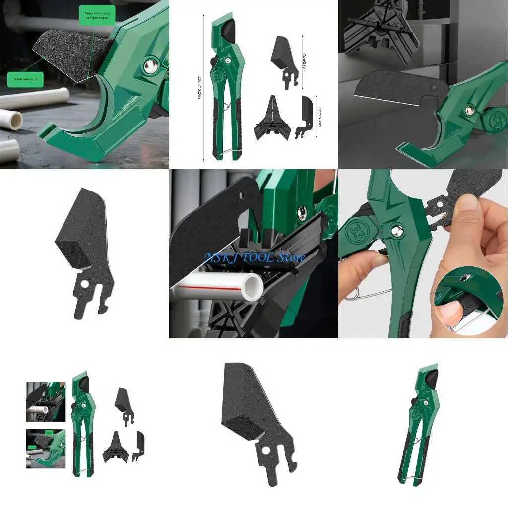 L8RC Ratchet PVC Pipe Cutter PVC Plastic Hoses Pipe Cutter Aluminum Cutting Hand Tool Suitable for Home Repair Plumbers
L8RC Ratchet PVC Pipe Cutter PVC Plastic Hoses Pipe Cutter Aluminum Cutting Hand Tool Suitable for Home Repair Plumbers