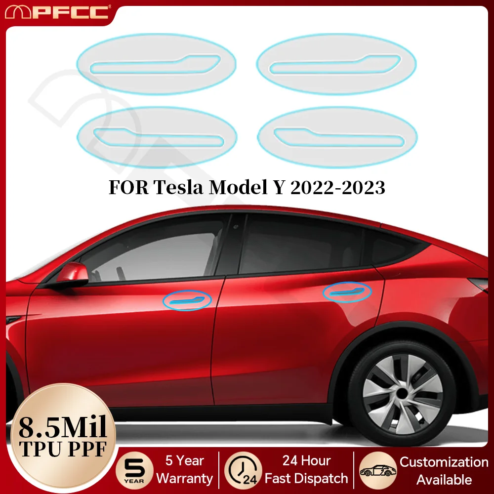 Pre-cut PPF Door Handle Film For Tesla Model Y 2020-2024 Headlight Rearview B Pillars TPU Protection Film Anti-Scratch Clear Bra
Pre-cut PPF Door Handle Film For Tesla Model Y 2020-2024 Headlight Rearview B Pillars TPU Protection Film Anti-Scratch Clear Bra