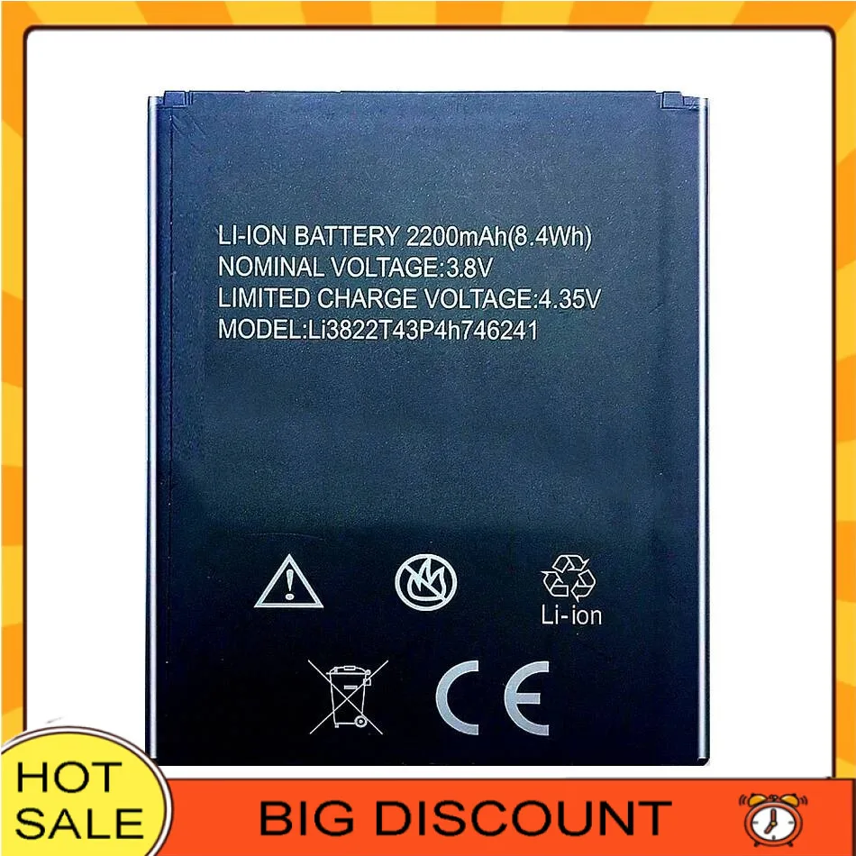 Li3822t43p4h746241 Аккумулятор мобильного телефона 2200 мАч для Zte Blade L4 Pro A465 A475 Twm Amazing X3s A315 Длительный Прочный
Li3822t43p4h746241 Аккумулятор мобильного телефона 2200 мАч для Zte Blade L4 Pro A465 A475 Twm Amazing X3s A315 Длительный Прочный
