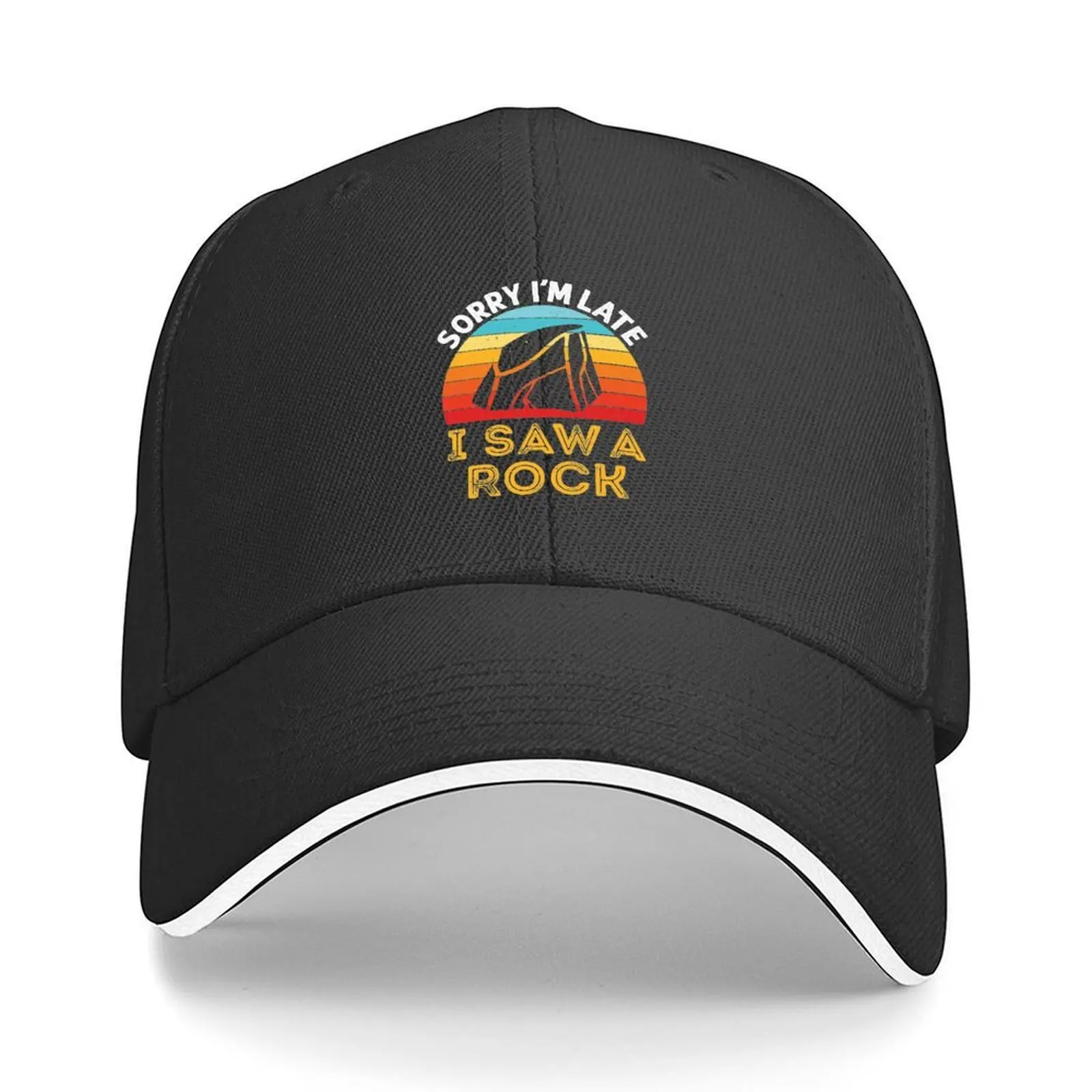 Sorry I'm Late I Saw a Rock Rockhound Baseball Cap Designer Hat Military Tactical Cap black Custom Cap Girl'S Hats Men's
Sorry I'm Late I Saw a Rock Rockhound Baseball Cap Designer Hat Military Tactical Cap black Custom Cap Girl'S Hats Men's