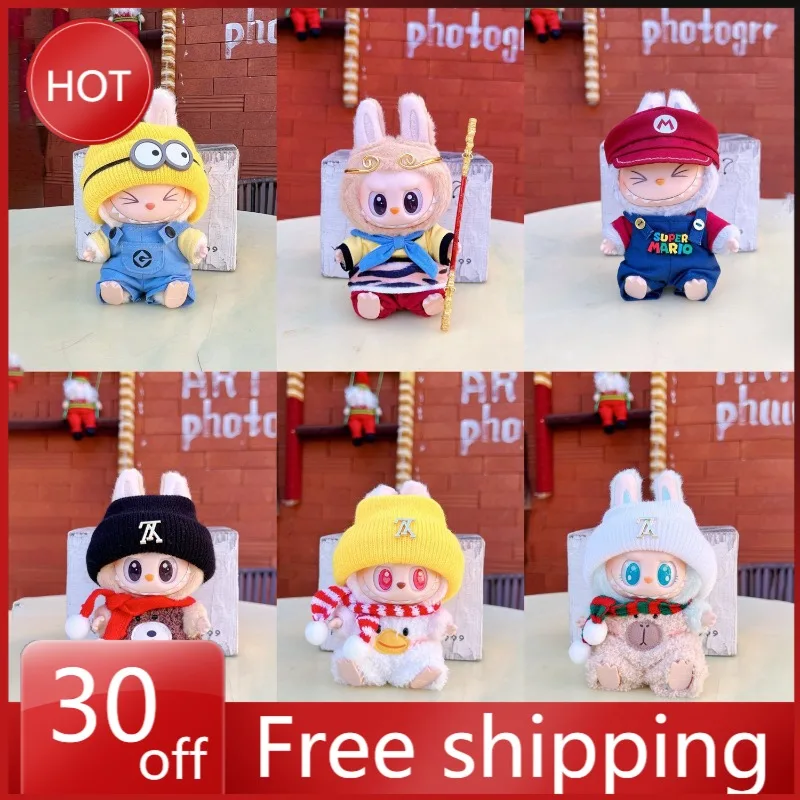 15cm Labubu Sitting Party Clothes Sitting Posture Cloth Doll Clothes Sun Small Animals Suit Doll Clothes Baby Decoration Toys
15cm Labubu Sitting Party Clothes Sitting Posture Cloth Doll Clothes Sun Small Animals Suit Doll Clothes Baby Decoration Toys