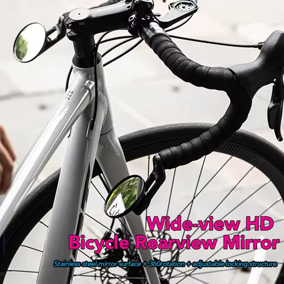 1pc Bicycle Handlebar End Rear View Mirror 360 Adjustable Rotatable Handlebar Plug Rearview Mirror Wide-Angle Bike Convex Mirror
1pc Bicycle Handlebar End Rear View Mirror 360 Adjustable Rotatable Handlebar Plug Rearview Mirror Wide-Angle Bike Convex Mirror