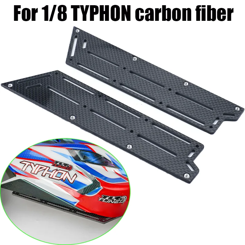 2pcs Simulation Carbon Fiber Side Skirt Side Panel for 1/8 ARRMA TYPHON 6S V4 V5 TLR TUNED 4X4 BUGGY Car
2pcs Simulation Carbon Fiber Side Skirt Side Panel for 1/8 ARRMA TYPHON 6S V4 V5 TLR TUNED 4X4 BUGGY Car
