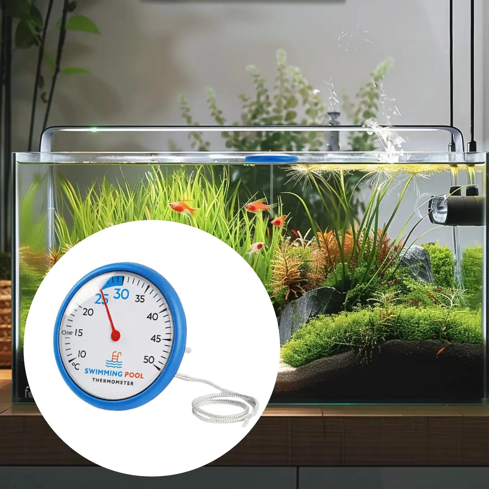 Floating Pool Temperature Sensor Stainless Steel Probe Waterproof Easy Read Floating Water Temperature Gauge For Hot Tub Pond
Floating Pool Temperature Sensor Stainless Steel Probe Waterproof Easy Read Floating Water Temperature Gauge For Hot Tub Pond