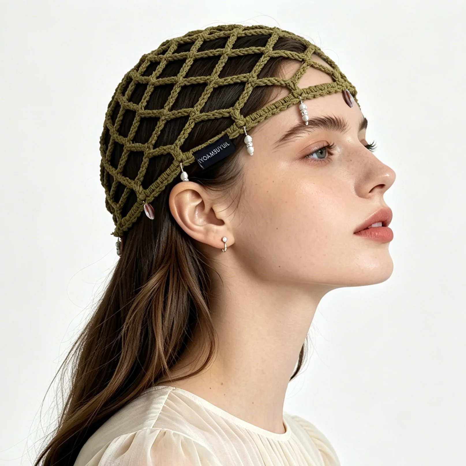 Handmade Crochet Hat Women's Fashion Shell Hollow Knitted Hat Pearl Tassel Pullover Hat Skull Hat Cotton Mesh Baotou Hat
Handmade Crochet Hat Women's Fashion Shell Hollow Knitted Hat Pearl Tassel Pullover Hat Skull Hat Cotton Mesh Baotou Hat