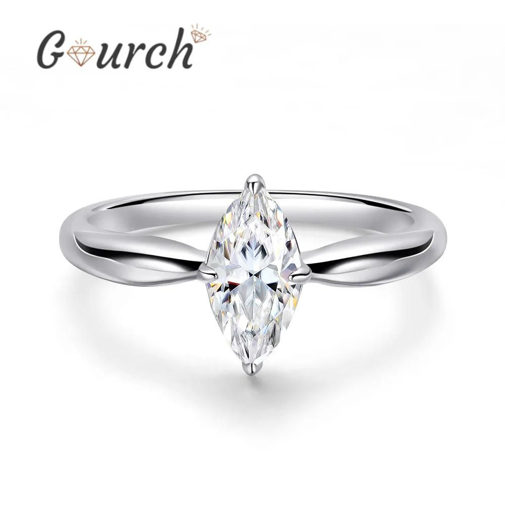Gourch 1-3CT Marquise Cut Moissanite Engagement Ring for Women 925 Sterling Silver with Full Diamond Wedding Band GRA Certified
Gourch 1-3CT Marquise Cut Moissanite Engagement Ring for Women 925 Sterling Silver with Full Diamond Wedding Band GRA Certified