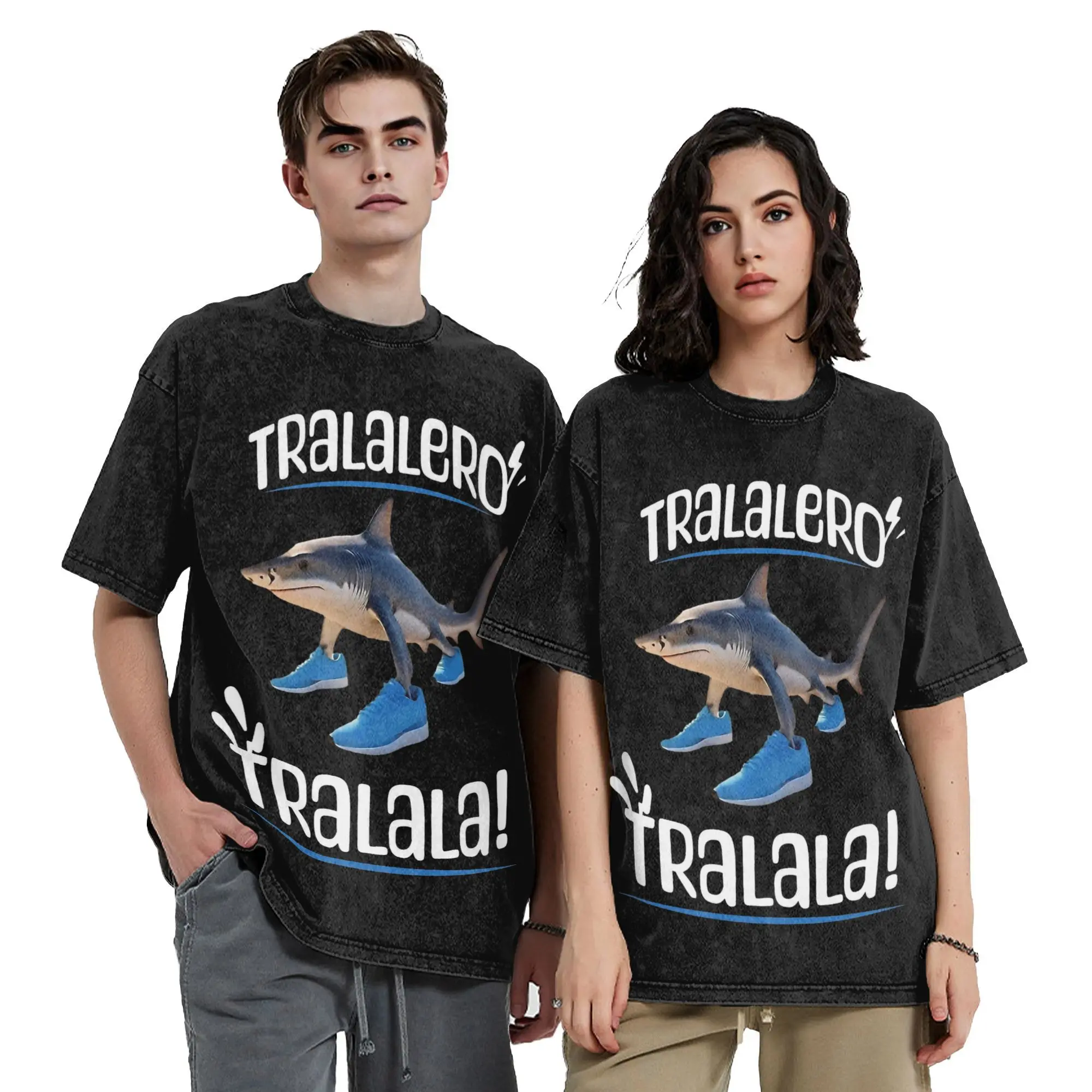 Мужская и женская винтажная потертая футболка Tralalero Tralala Brainrot Meme, хлопковые топы с забавной акулой и круглым воротником, Новое поступление, футболки
Мужская и женская винтажная потертая футболка Tralalero Tralala Brainrot Meme, хлопковые топы с забавной акулой и круглым воротником, Новое поступление, футболки