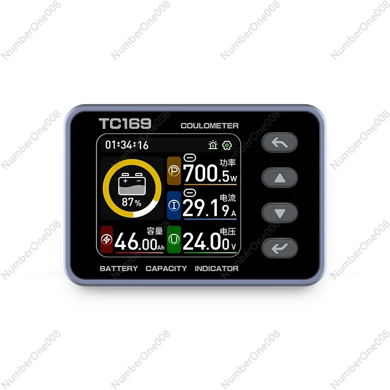 Digital Battery Capacity Tester, Color Screen Coulometer with LCD Display for RV Car Golf Cart AGV Lithium LiFePO4 Lead Acid
Digital Battery Capacity Tester, Color Screen Coulometer with LCD Display for RV Car Golf Cart AGV Lithium LiFePO4 Lead Acid