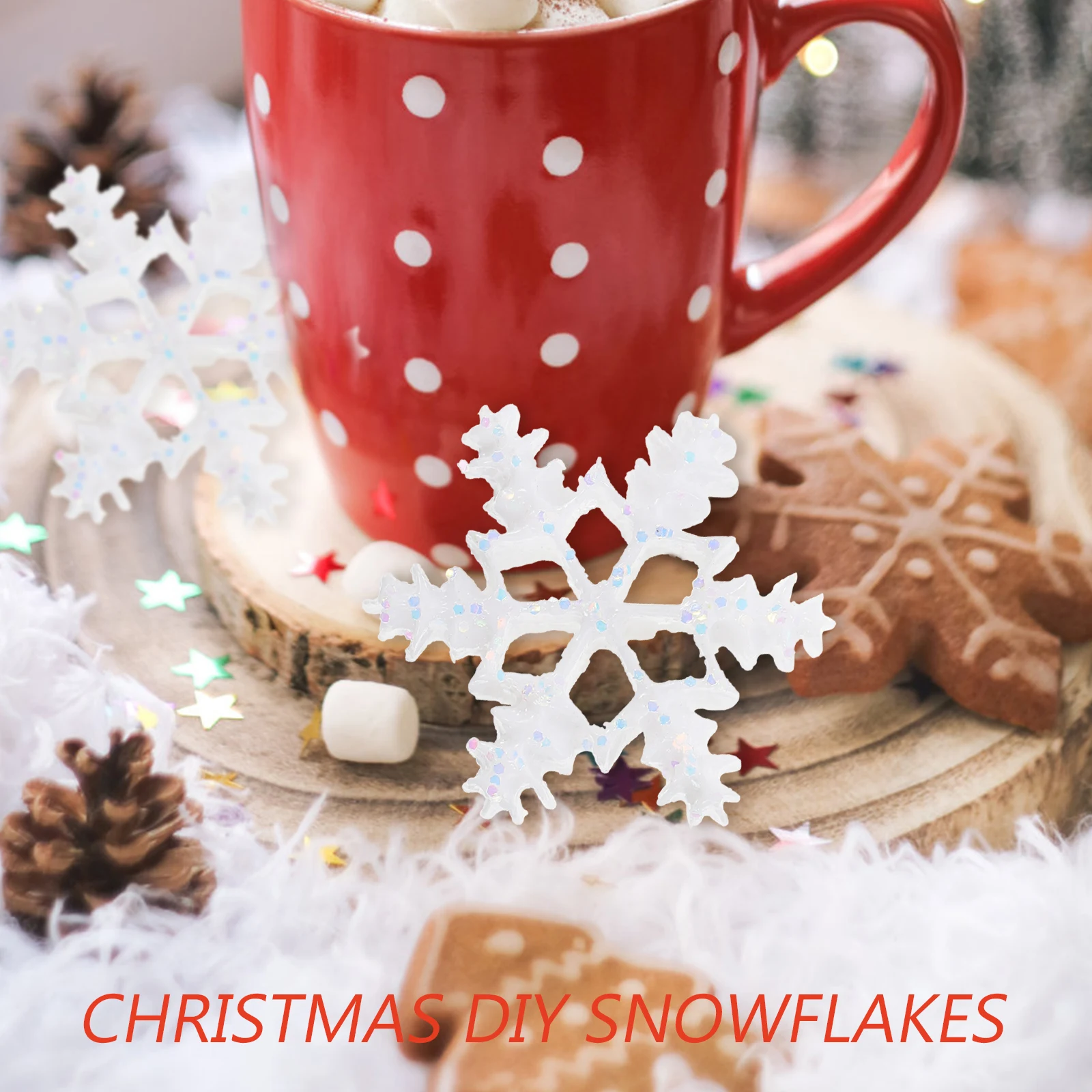 50pcs Resin Snowflake Ornaments Christmas Diy Decorations Festival Craft Xmas Tree Hanging Adorns Decorative Mini Home Decors
50pcs Resin Snowflake Ornaments Christmas Diy Decorations Festival Craft Xmas Tree Hanging Adorns Decorative Mini Home Decors