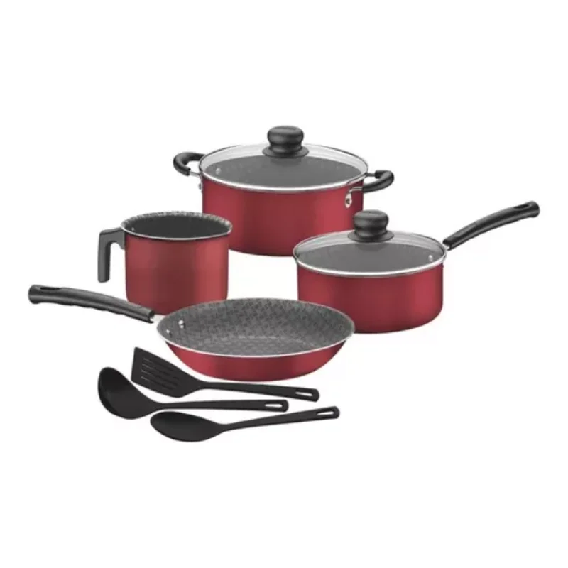 Battery 20698/982 Versailles 7 PZS Red Cooking and Baking Battery, Pot and Bowl
Battery 20698/982 Versailles 7 PZS Red Cooking and Baking Battery, Pot and Bowl