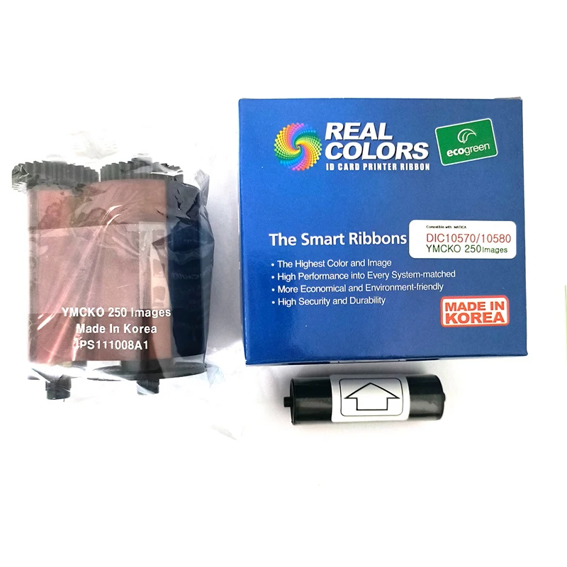 Compatible New DIC10570/10580 YMCKO Ribbon 250 Images For MATICA(EDI)DCP350 Card Printer
Compatible New DIC10570/10580 YMCKO Ribbon 250 Images For MATICA(EDI)DCP350 Card Printer