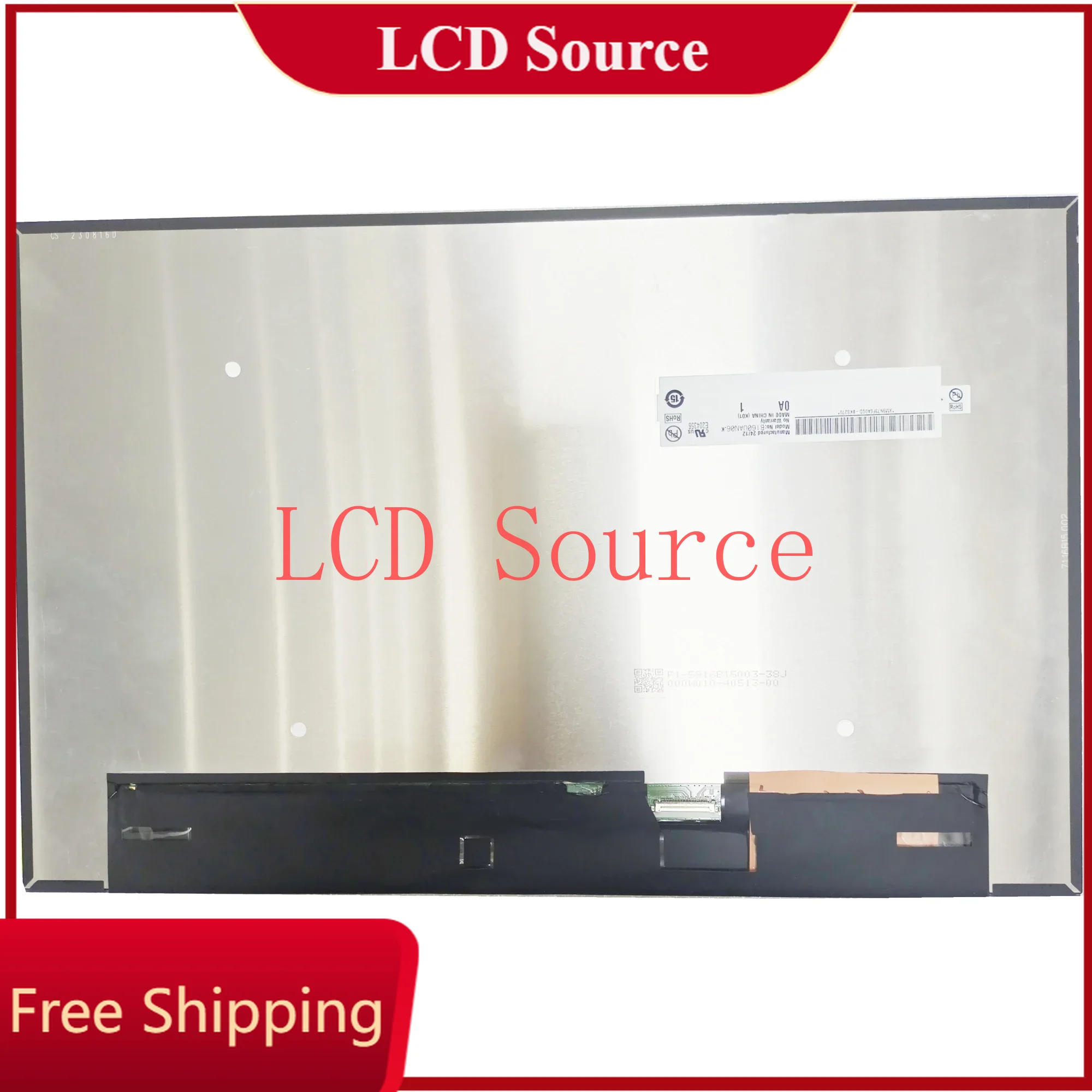 B160UAN06.K IPS NEW 16.0 inch LCD Display Panel EDP Replacement Laptop Matrix LED Screen
B160UAN06.K IPS NEW 16.0 inch LCD Display Panel EDP Replacement Laptop Matrix LED Screen