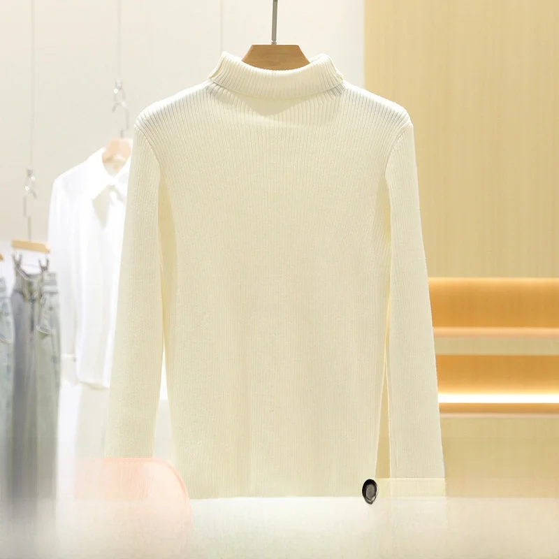 Новинка: Женский вязаный свитер Slim Fit с высоким воротом и длинными рукавами, однотонный, для повседневной носки, зимний трикотаж
Новинка: Женский вязаный свитер Slim Fit с высоким воротом и длинными рукавами, однотонный, для повседневной носки, зимний трикотаж