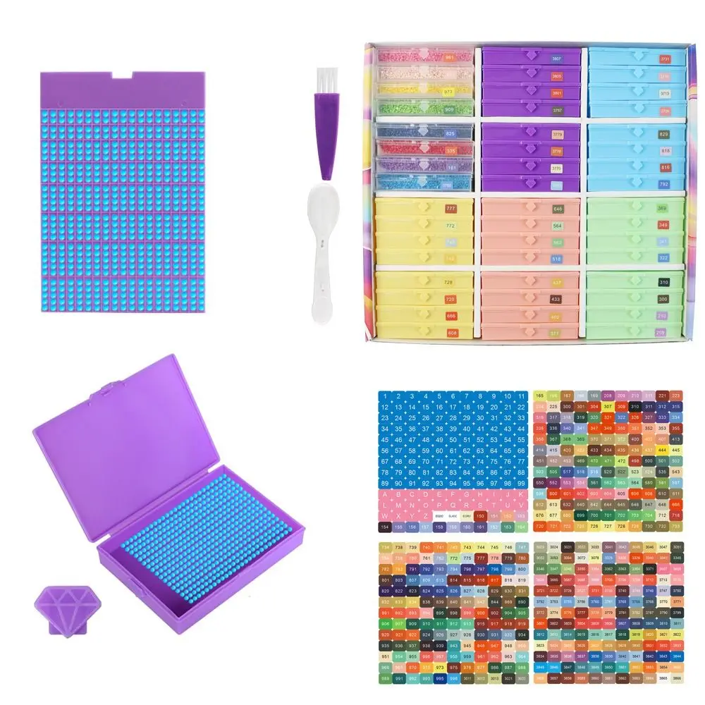 12/24/48Pcs Embroidery Diamond Painting Tray Set DIY Diamond Art Accessories Beading Plates Diamond Painting Storage Containers
12/24/48Pcs Embroidery Diamond Painting Tray Set DIY Diamond Art Accessories Beading Plates Diamond Painting Storage Containers