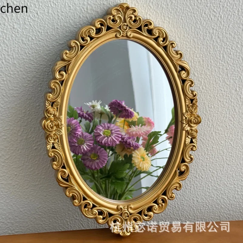V8 french bedroom makeup mirror carved border atmosphere practical mirror model room fashion decoration hanging mirror
V8 french bedroom makeup mirror carved border atmosphere practical mirror model room fashion decoration hanging mirror