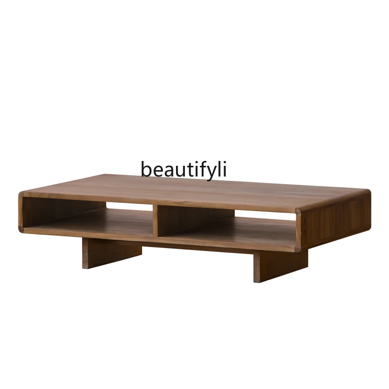 Japanese simple medieval wabi sabi teak solid wood coffee table living room storage table complete
Japanese simple medieval wabi sabi teak solid wood coffee table living room storage table complete