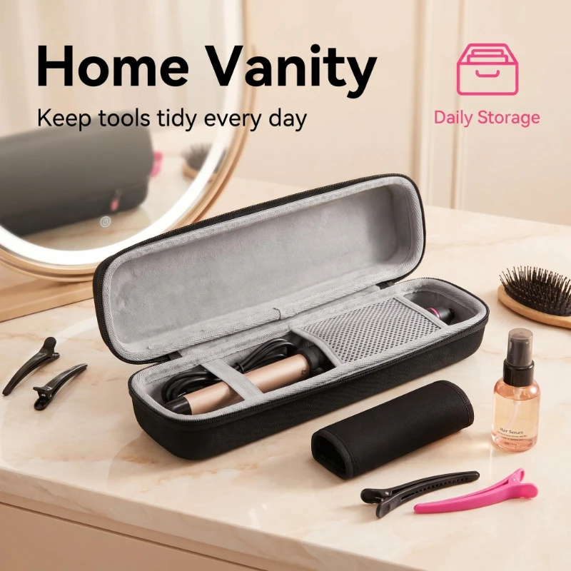 Portable Heat Resistant Storage Bag for Hair Straightener Curling Iron Rollers Travel Case Organizer Pouch for Hot Tools
Portable Heat Resistant Storage Bag for Hair Straightener Curling Iron Rollers Travel Case Organizer Pouch for Hot Tools