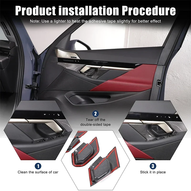 4Pcs Real Carbon Fiber For BMW 5 Series G60 2024+Car Inner Door Handle Bowl Cover Decorative Sticker Car Protection Accessories
4Pcs Real Carbon Fiber For BMW 5 Series G60 2024+Car Inner Door Handle Bowl Cover Decorative Sticker Car Protection Accessories
