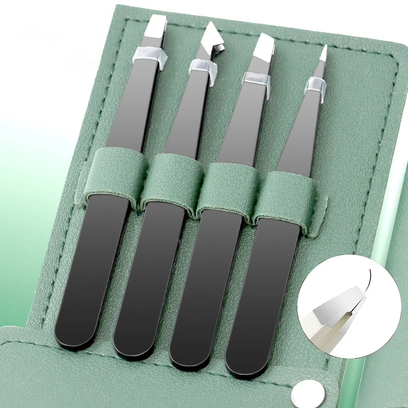 4Pcs High-Quality Eyebrow Tweezer Colorful Hair Beauty Fine Hairs Puller Stainless Steel Slanted Brow Clips Removal Makeup Tools
4Pcs High-Quality Eyebrow Tweezer Colorful Hair Beauty Fine Hairs Puller Stainless Steel Slanted Brow Clips Removal Makeup Tools