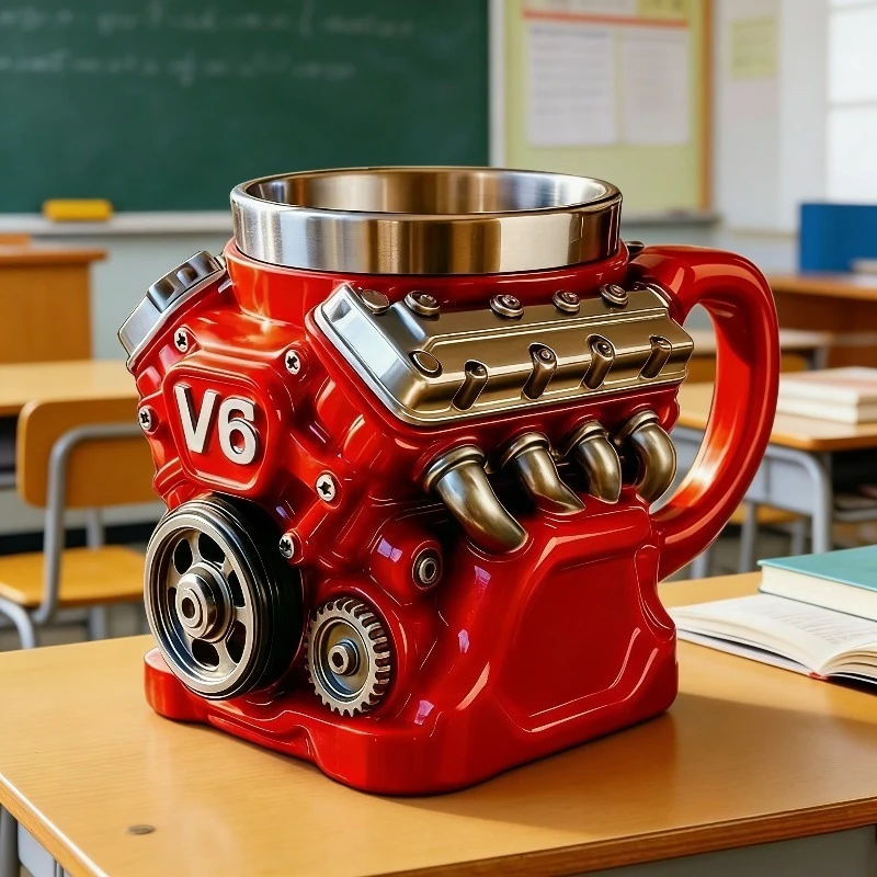 New V8 Engine Stainless Steel 3D MugV8 Engine Resin Cup
New V8 Engine Stainless Steel 3D MugV8 Engine Resin Cup