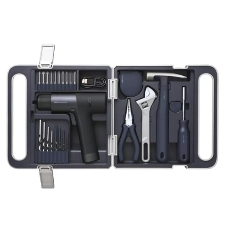 【Spot goods】Cordless Brushless Drill Tool Set Variable Speed Hidden Buckle Unique LED Screen Intelligent Digital Display Exquis
【Spot goods】Cordless Brushless Drill Tool Set Variable Speed Hidden Buckle Unique LED Screen Intelligent Digital Display Exquis