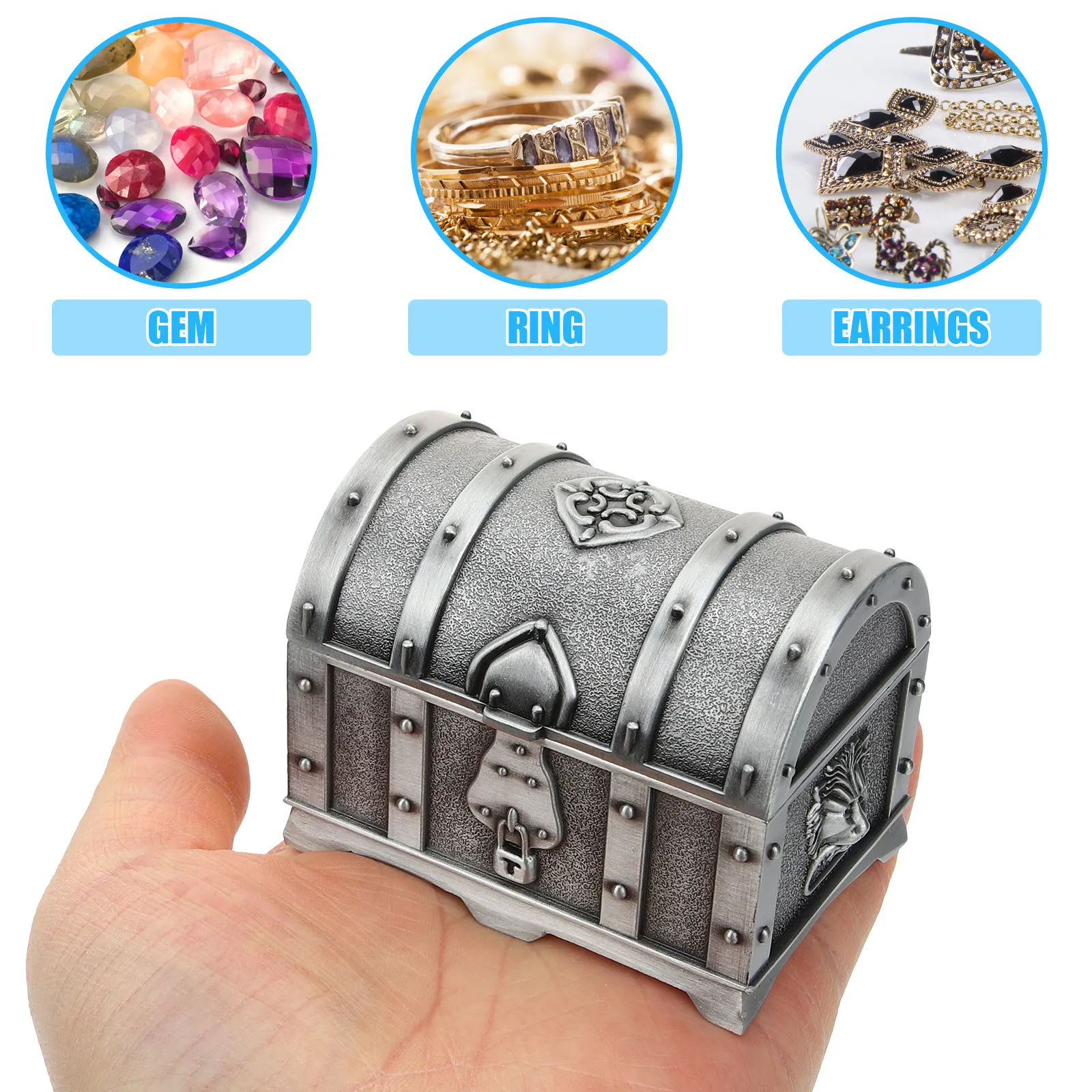 Elegant Retro Jewelry Storage Box Metal Alloy Construction for Earrings Rings Trinkets Desktop Decor Dressing Table Organizer
Elegant Retro Jewelry Storage Box Metal Alloy Construction for Earrings Rings Trinkets Desktop Decor Dressing Table Organizer