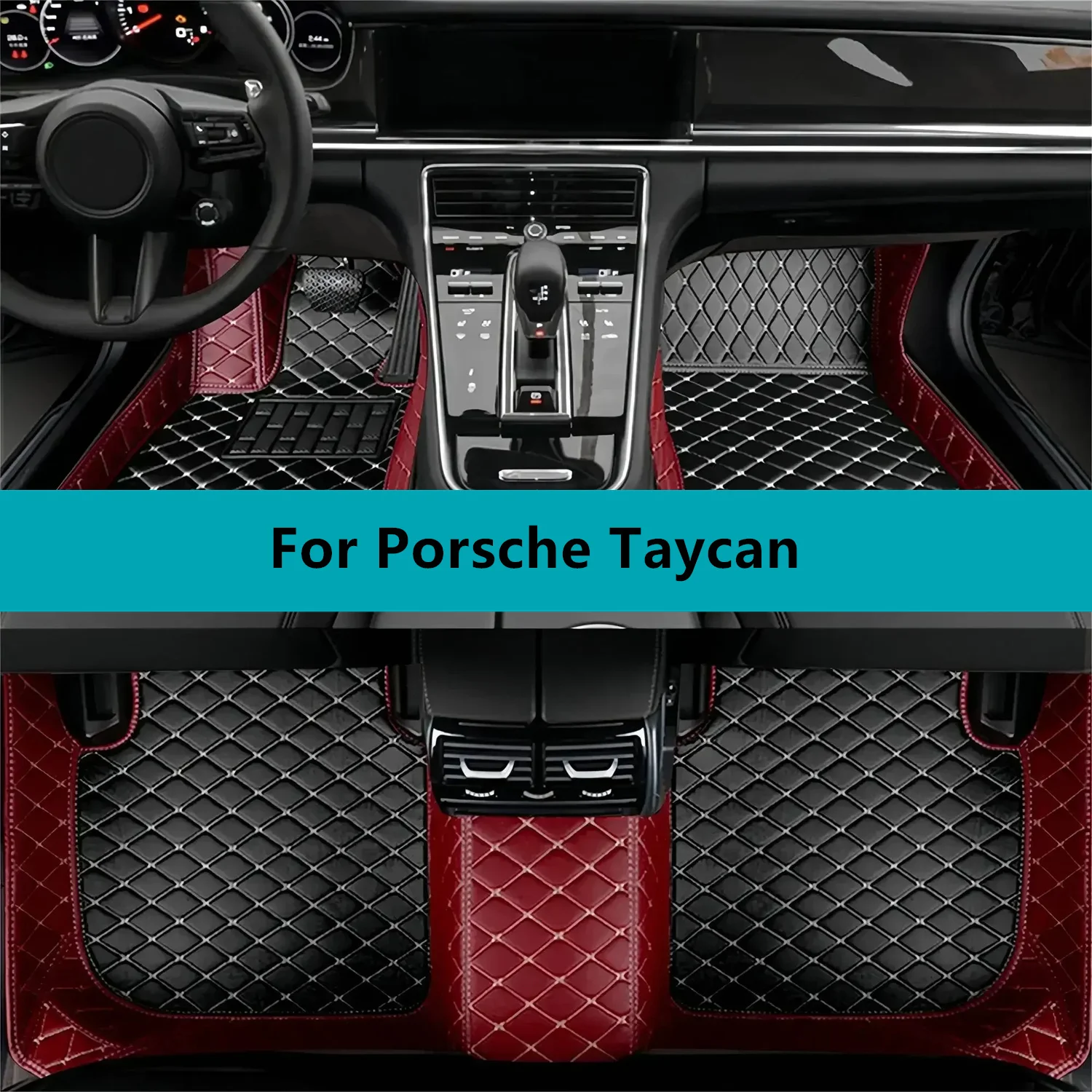 Полный комплект автомобильных ковриков для Porsche Taycan 2020 2021 2022 2023 2024, кожаные всепогодные водонепроницаемые автомобильные коврики
Полный комплект автомобильных ковриков для Porsche Taycan 2020 2021 2022 2023 2024, кожаные всепогодные водонепроницаемые автомобильные коврики