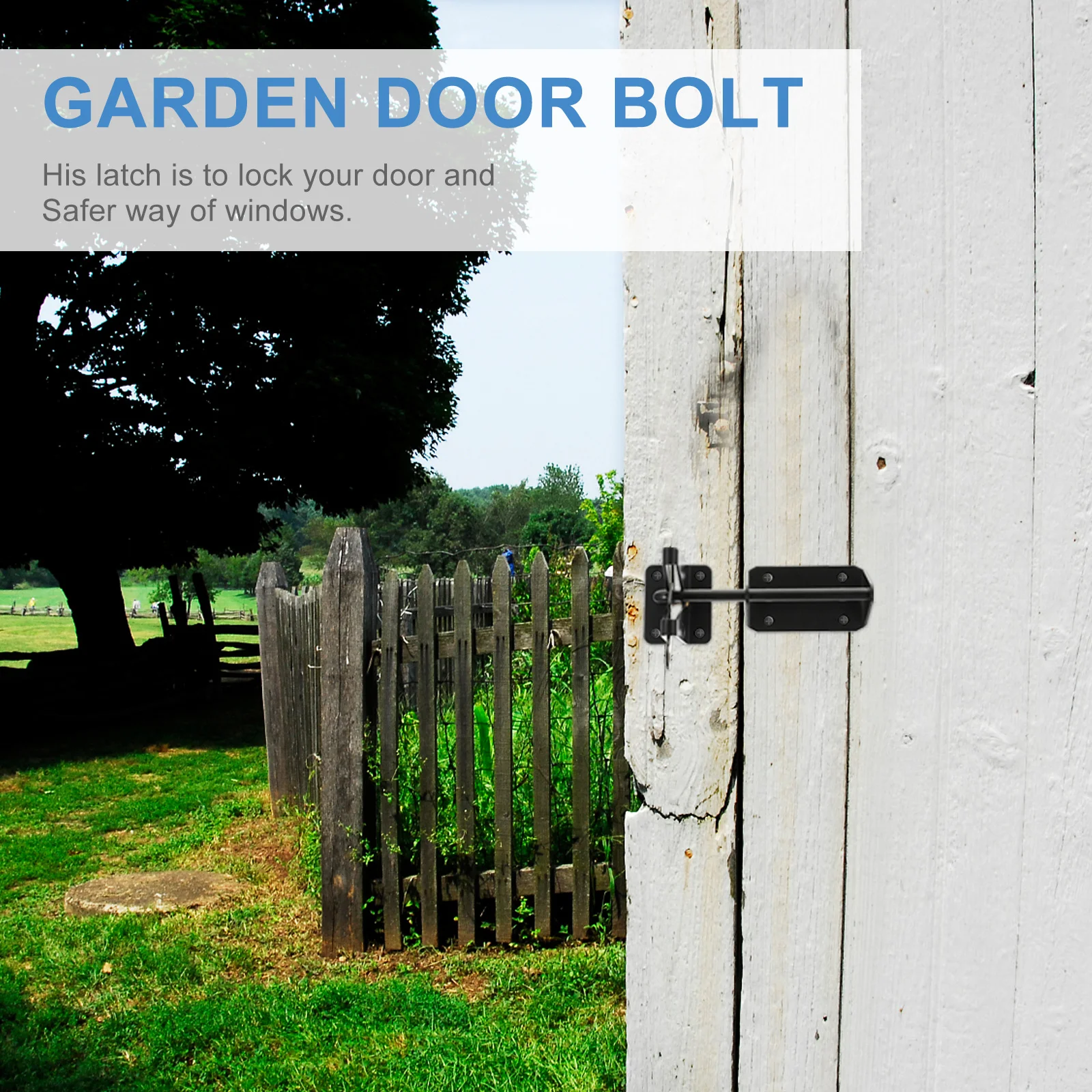 1Pcs Door Latch Sliding Lock Stainless Steel Heavy Duty Sliding Bolt for Home Gate Window Safety Security Door Window Latch
1Pcs Door Latch Sliding Lock Stainless Steel Heavy Duty Sliding Bolt for Home Gate Window Safety Security Door Window Latch