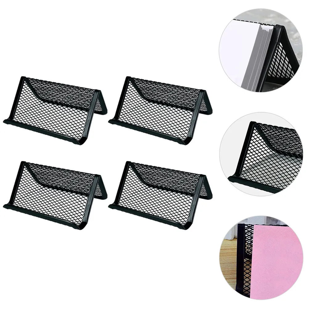 4Pcs Name Cards Storage Case Heavy Duty Iron Mesh Holder for Mobile Phone and Credit Cards Office Supplies Display Rack
4Pcs Name Cards Storage Case Heavy Duty Iron Mesh Holder for Mobile Phone and Credit Cards Office Supplies Display Rack